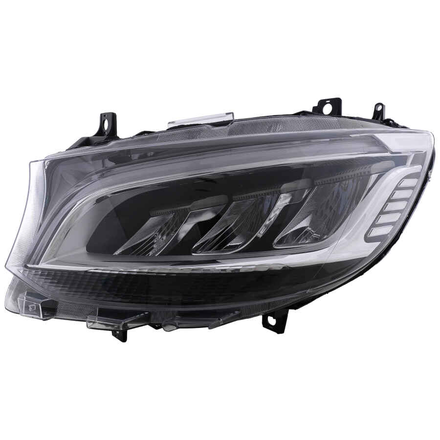 Faruri Full LED compatibil cu Mercedes Sprinter W907 Halogen 2019 2023 Negru 2