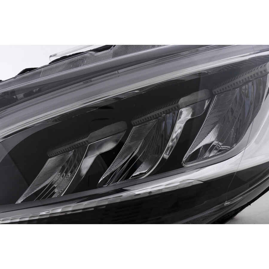 Faruri Full LED compatibil cu Mercedes Sprinter W907 Halogen 2019 2023 Negru 3