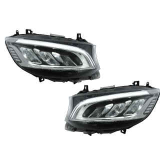 Faruri Full LED compatibil cu Mercedes Sprinter W907 Halogen (2019-2023) Negru