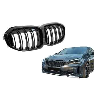 Grila Centrala compatibil cu BMW Seria 1 F40 (2019-) M Design Negru Lucios