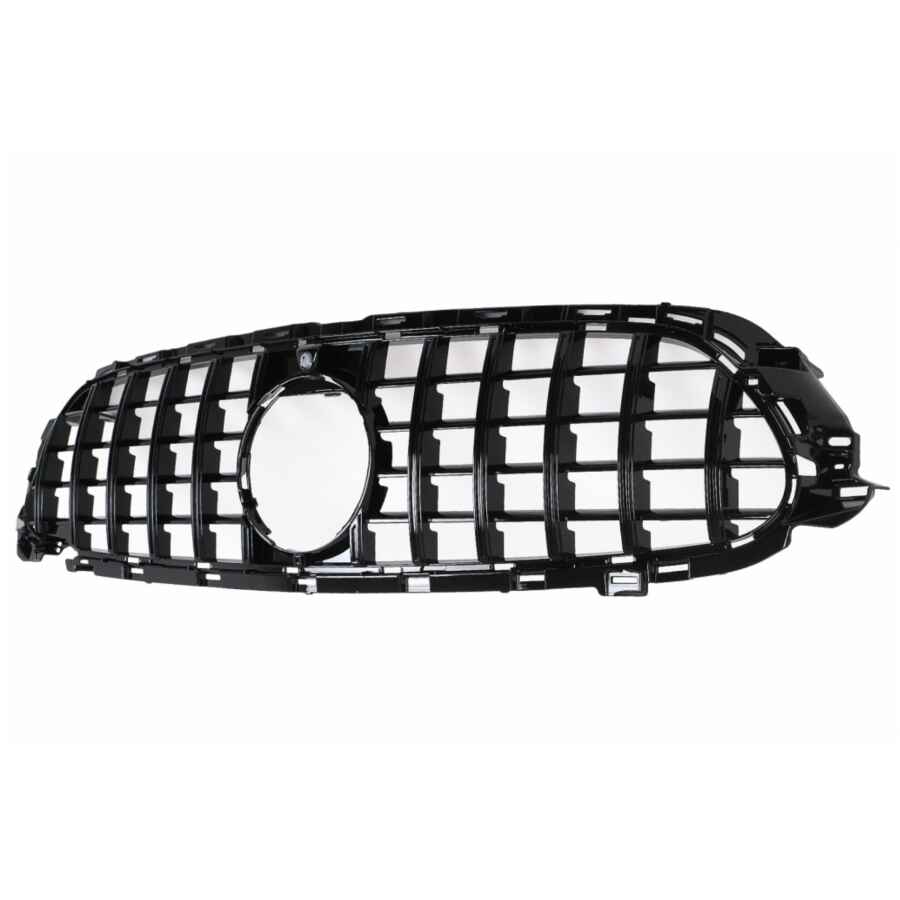 Grila Centrala compatibil cu Mercedes E Class Facelift W213 S213 C238 A238 Sport Line 2020 2023 GT R Panamericana Design Negru 1