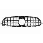 Grila Centrala compatibil cu Mercedes E-Class Facelift W213 S213 C238 A238 Sport Line (2020-2023) GT-R Panamericana Design Negru