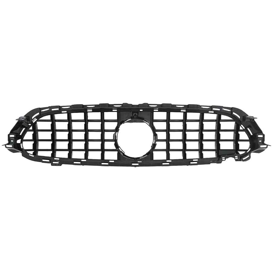 Grila Centrala compatibil cu Mercedes E Class Facelift W213 S213 C238 A238 Sport Line 2020 2023 GT R Panamericana Design Negru 3