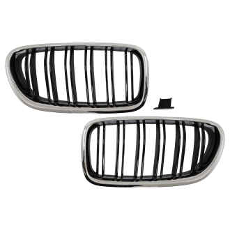 Grile Centrale Crom compatibil cu BMW Seria 5 F10 F11 Limuzina Touring (2010-2017)