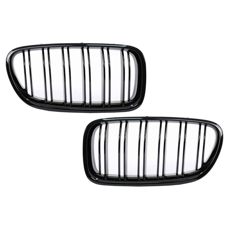 Grile Centrale compatibil cu BMW Seria 5 F10 F11 Limuzina Touring 2010 2017 Negru Lucios M Design 1