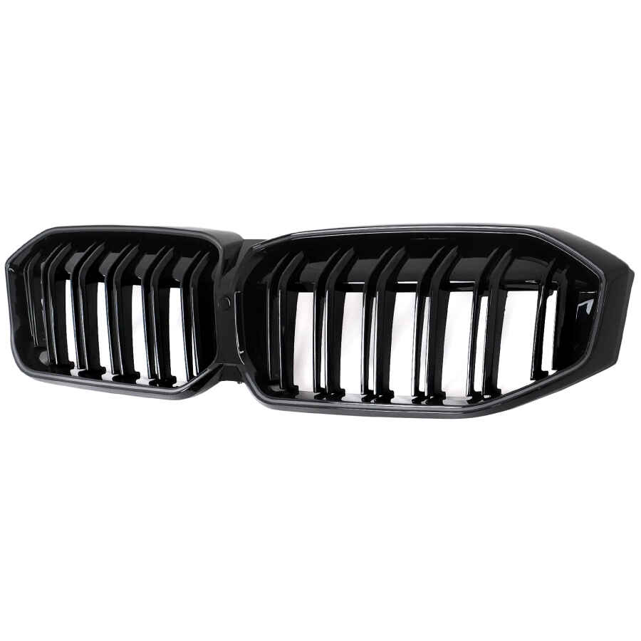 Grile Centrale cu LED compatibil cu BMW 3 Series G20 Sedan G21 Touring 2019 2022 Negru Lucios luminate 2