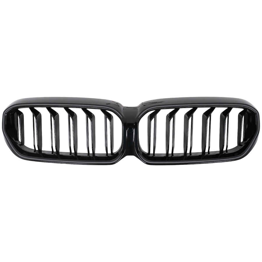 Grile Centrale cu LED compatibil cu BMW Seria 5 G30 G31 LCI 07.2020 2023 Negru Lucios 2