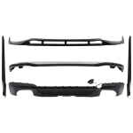Pachet Exterior Aero compatibil cu BMW X3 G01 M Sport (2018-2020) Black Knight Design Negru Lucios