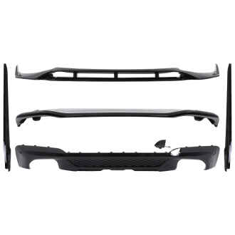 Pachet Exterior Aero compatibil cu BMW X3 G01 M Sport (2018-2020) Black Knight Design Negru Lucios