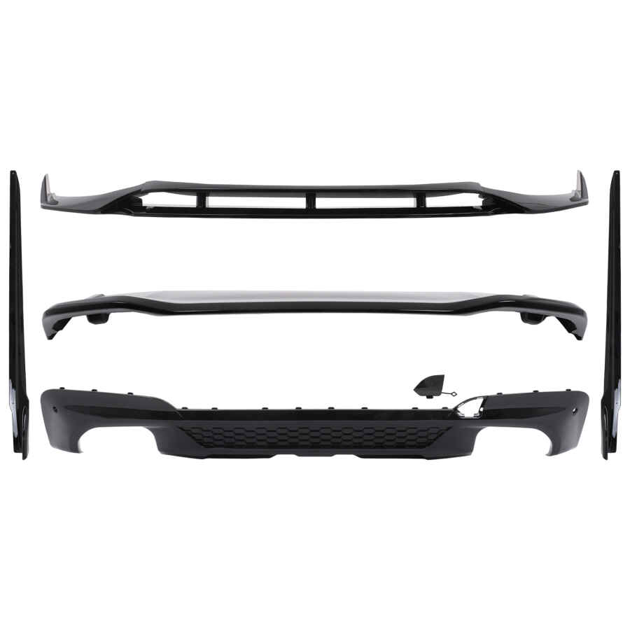 Pachet Exterior Aero compatibil cu BMW X3 G01 M Sport (2018-2020) Black Knight Design Negru Lucios