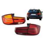 Stopuri LED compatibil cu BMW Seria 3 F31 Touring (2011-2019) cu Semnal Dinamic Secvential