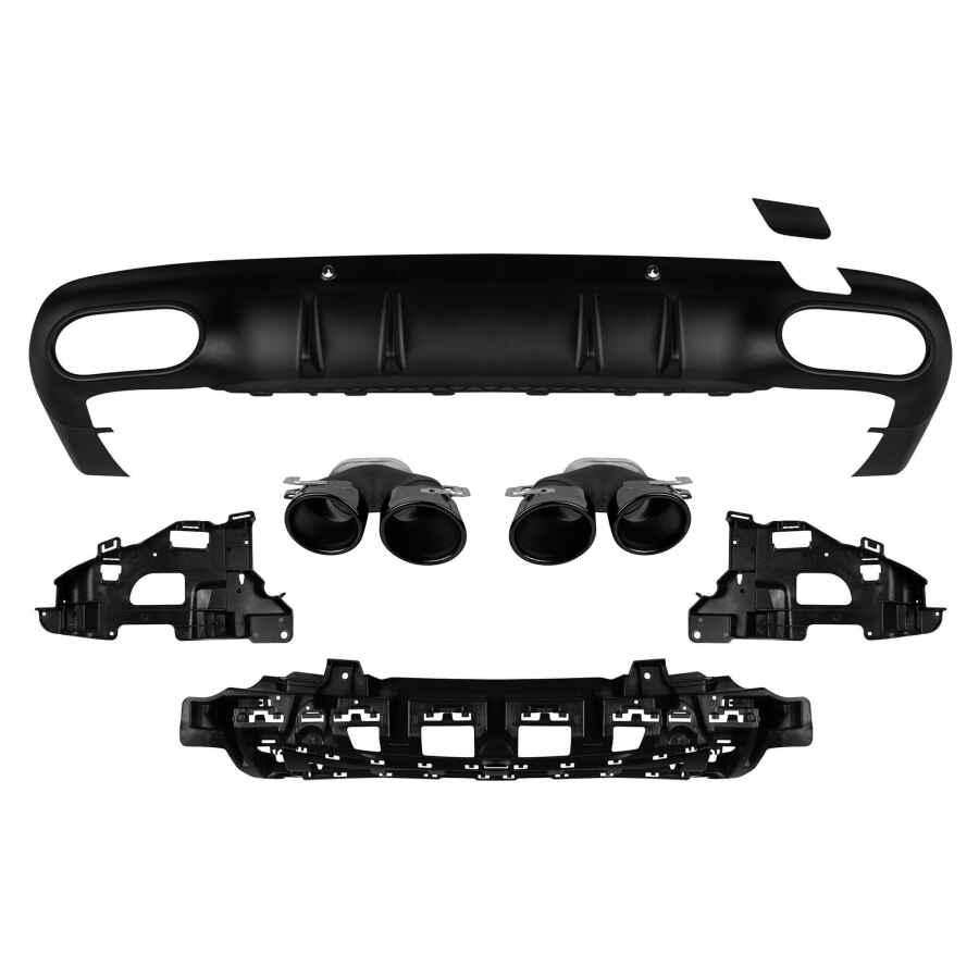 Difuzor bara sapte cu ornamente evacuare Mercedes CLS 2018- bara amg
