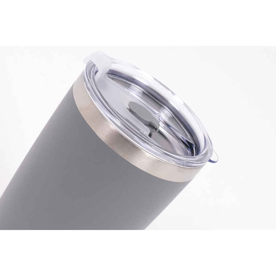 Cana Termoizolanta Otel Inoxidabil SS304 cu Capac Perete Dublu 590ml Gri 3