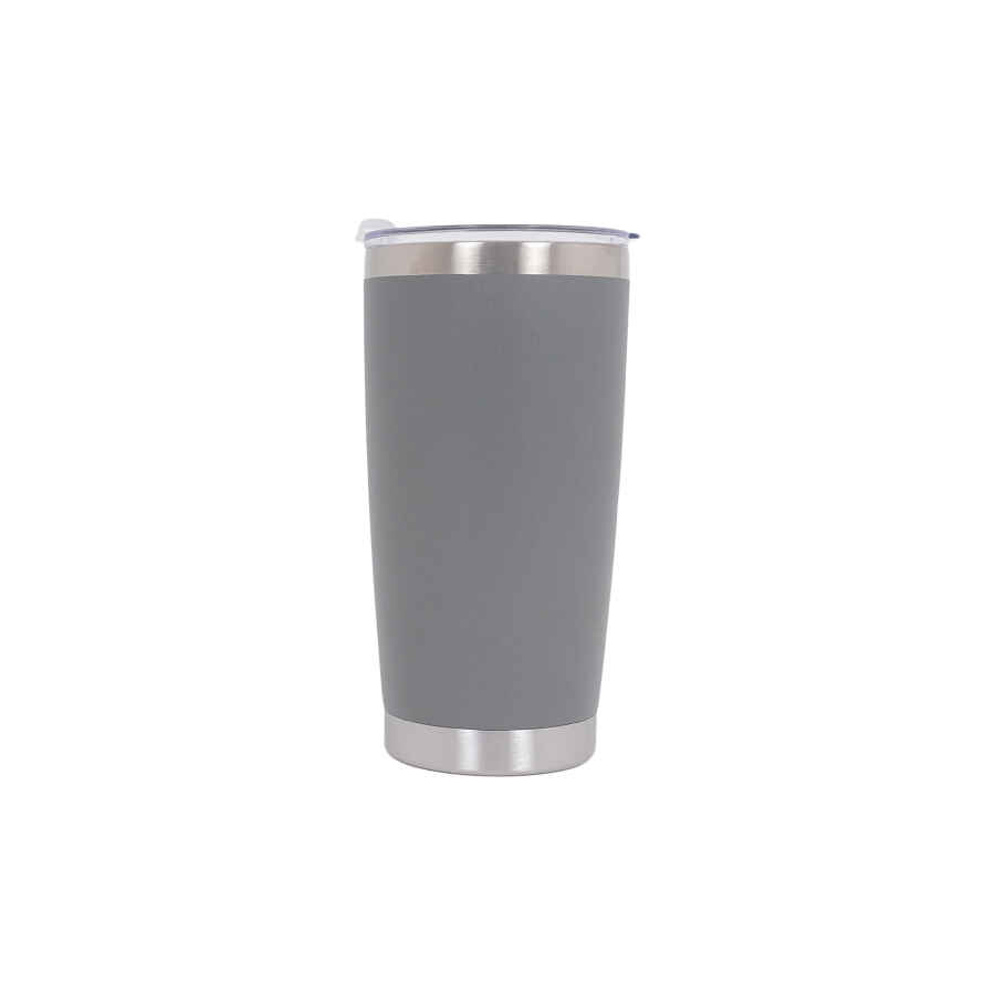 Cana Termoizolanta Otel Inoxidabil SS304 cu Capac Perete Dublu 590ml Gri