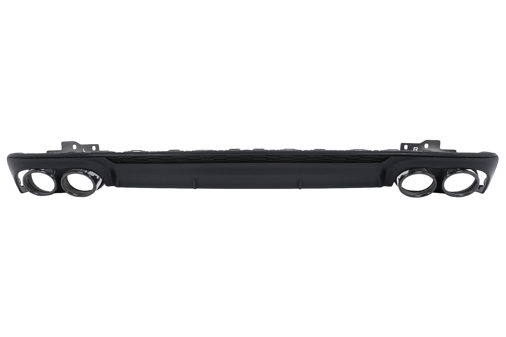 Difuzor Bara Spate si Ornamente Evacuare compatibil cu Audi A6 C8 4K Avant Sedan (2018-2022) S6 Design Difuzor Bara Spate si Ornamente Evacuare compatibil cu Audi A6 C8 4K Avant Sedan (2018-2022) S6 Design