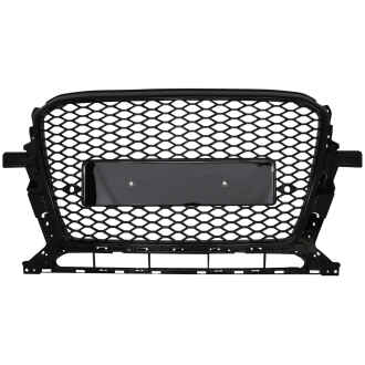 Grila Bara Fata compatibil cu Audi Q5 8R Facelift (2012-2015) Negru Lucios