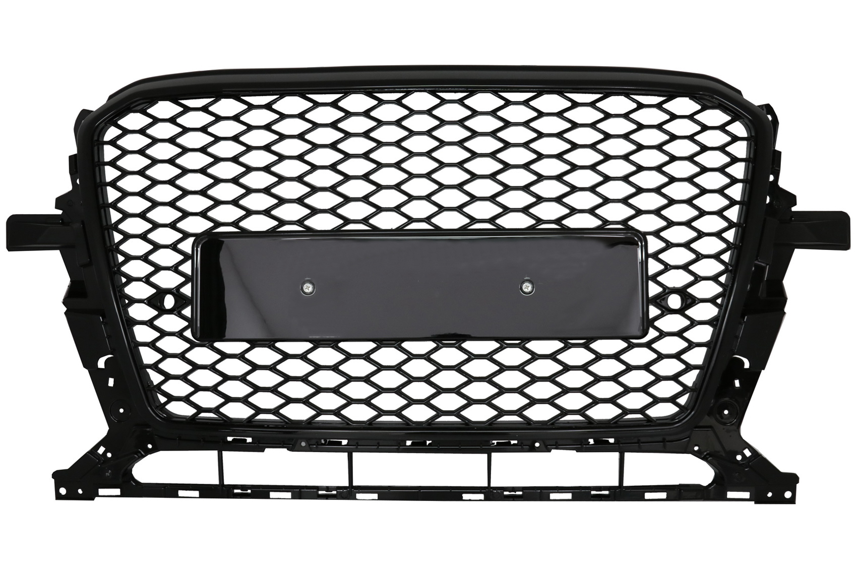 Grila Bara Fata compatibil cu Audi Q5 8R Facelift (2012-2015) Negru Lucios Grila Bara Fata compatibil cu Audi Q5 8R Facelift (2012-2015) Negru Lucios
