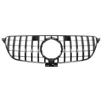 Grila Centrala compatibil cu Mercedes GLE Coupe C292 (2015-2018) GLE W166 SUV (2015-2018) GT-R Panamericana Design Black