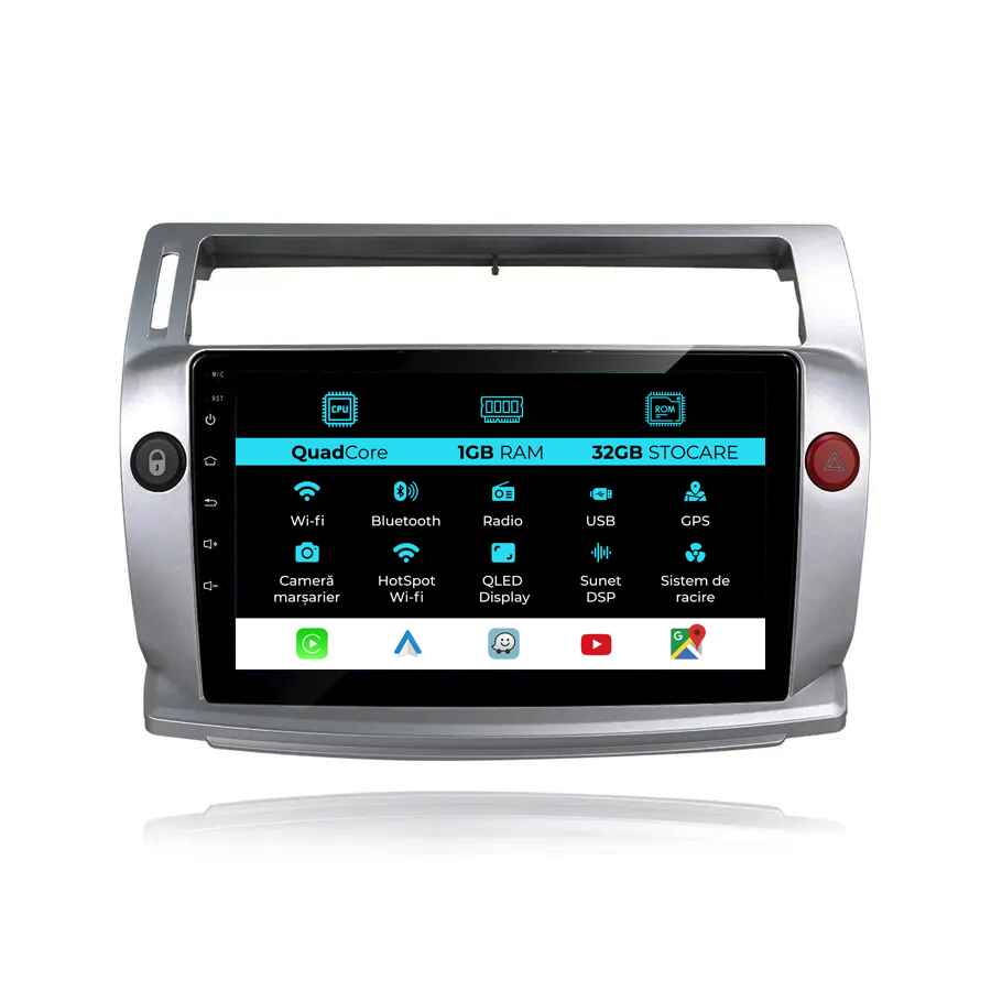 Navigatie Android Dedicata Citroen C4 (2004-2009)
