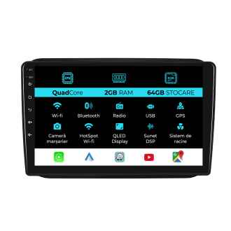 Navigatie Android Dedicata Skoda Fabia (2007-2014)