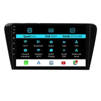 Navigatie Android Dedicata Skoda Octavia 3 (2013 - 2018) 10 Inch