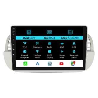 Navigatie Dedicata Fiat 500 (2007 - 2015)