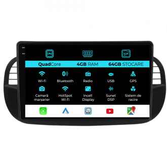 Navigatie Dedicata Fiat 500 (2007-2015)