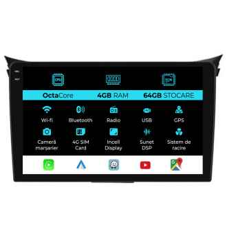 Navigatie Dedicata Hyundai I30 (2011-2015)