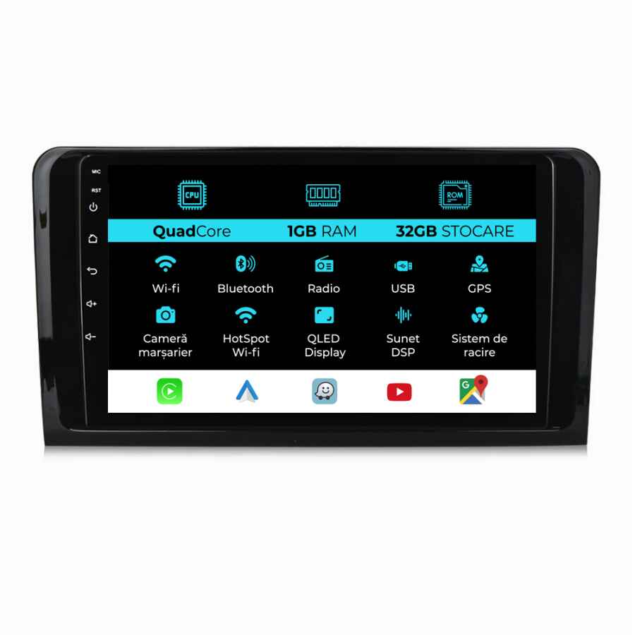 Navigatie Dedicata Mercedes Benz ML W164   GL X164 (2005 - 2012)