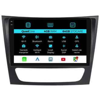 Navigatie Dedicata Mercedes E-Class W211 (2002 - 2010)