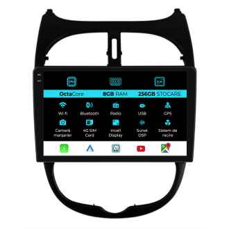 Navigatie Dedicata Peugeot 206 (2001-2008)