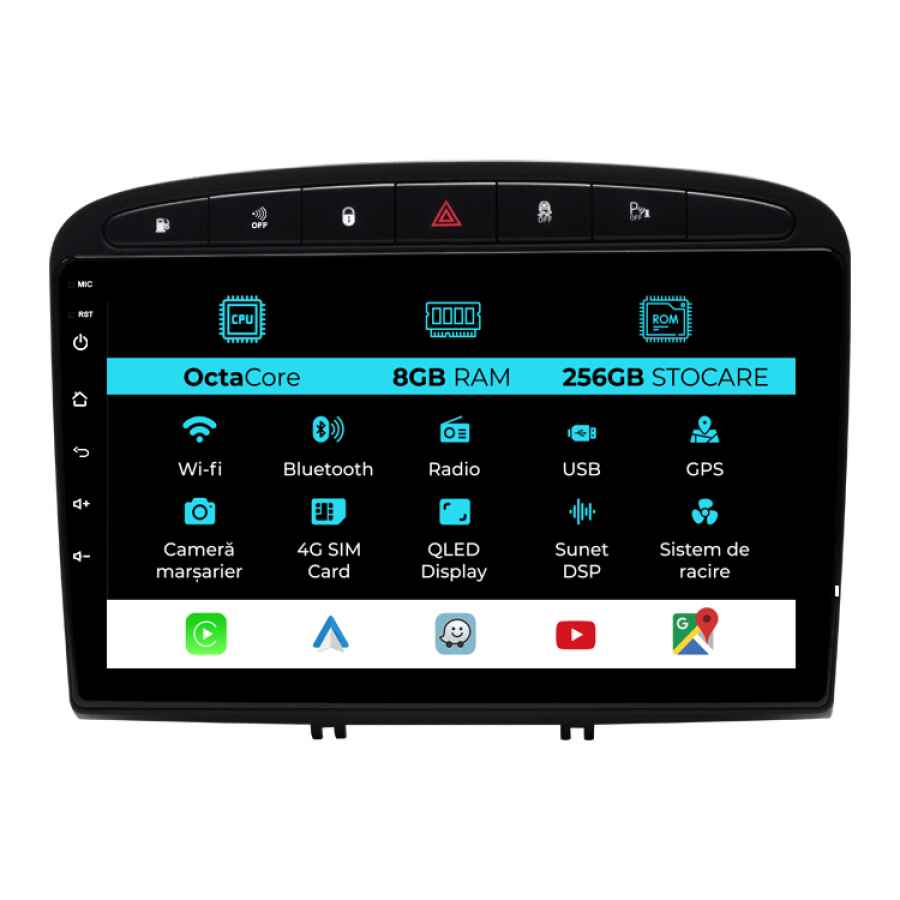 Navigatie Dedicata Peugeot 308 408 (2008-2013)