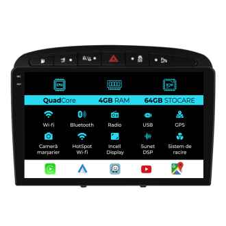 Navigatie Dedicata Peugeot 308 408 (2008-2013)