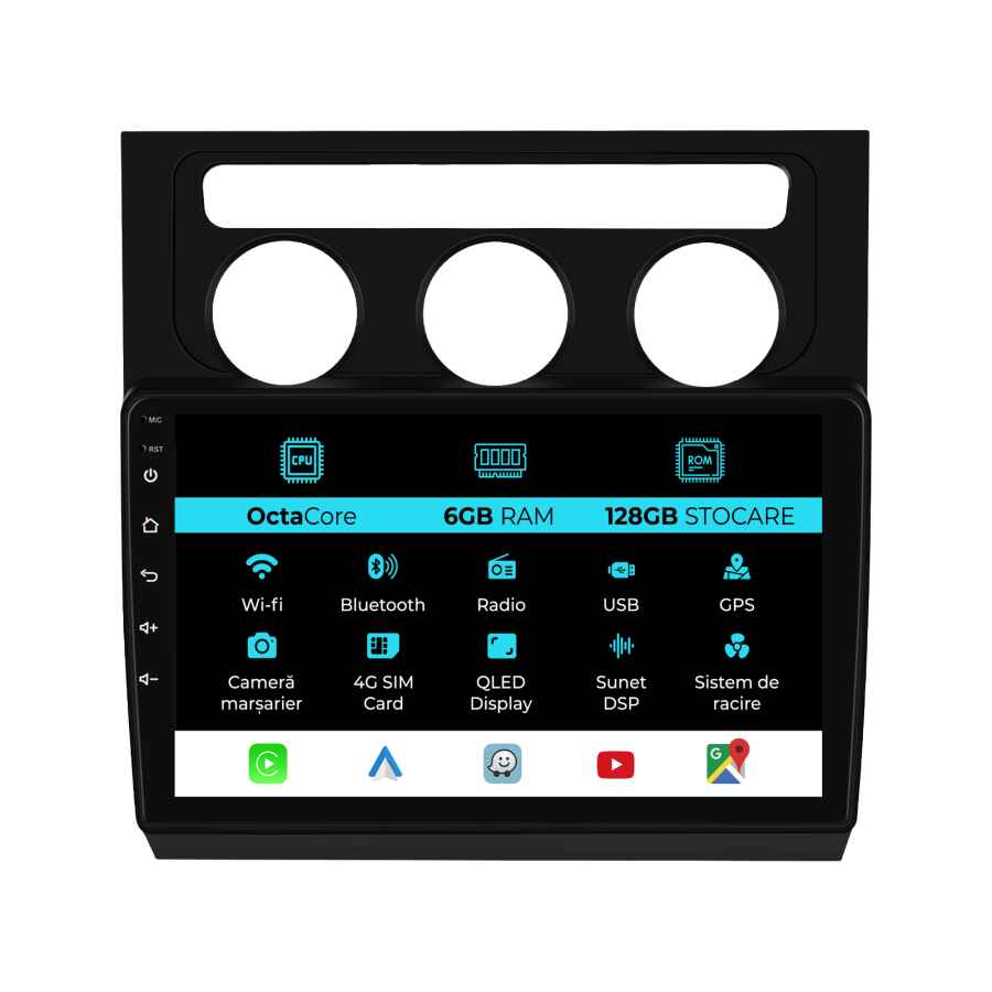 Navigatie Dedicata Volkswagen Touran (2003-2010)