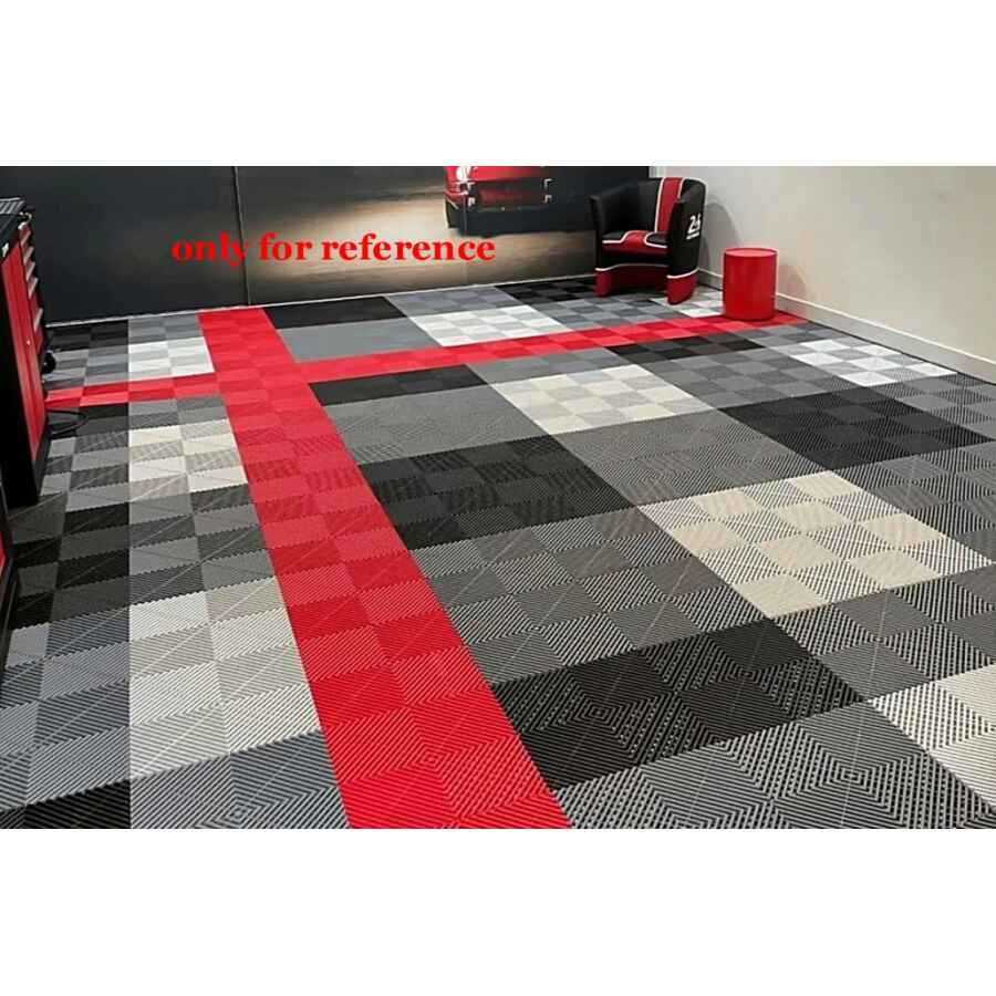 Pardoseala Modulara Ventilata pentru Garaj Depozit Rosu 3