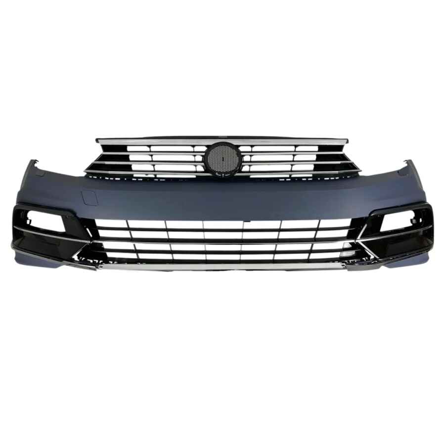 Acasă 69 Bara fata pentru VW Passat B8 2014-2018 design R cu grila neagra