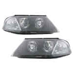 Faruri compatibil cu VW Passat 3BG B5 (09.2000-03.2005) Angel Eyes Negru