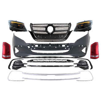 Kit Exterior Complet compatibil cu Mercedes V-Class W447 (2014-Up)