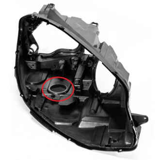 Carcasa far dreapta pentru Golf 7 / Golf VII Fara Facelift pentru farul xenon cu un modul 2013 - 2016