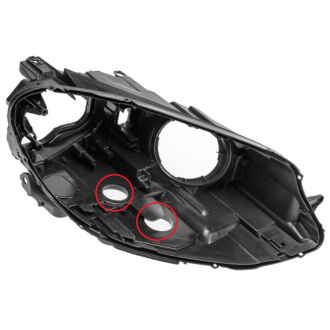 Carcasa far dreapta pentru Golf 7 / Golf VII Fara Facelift pentru farul xenon cu 2 module 2013 - 2016