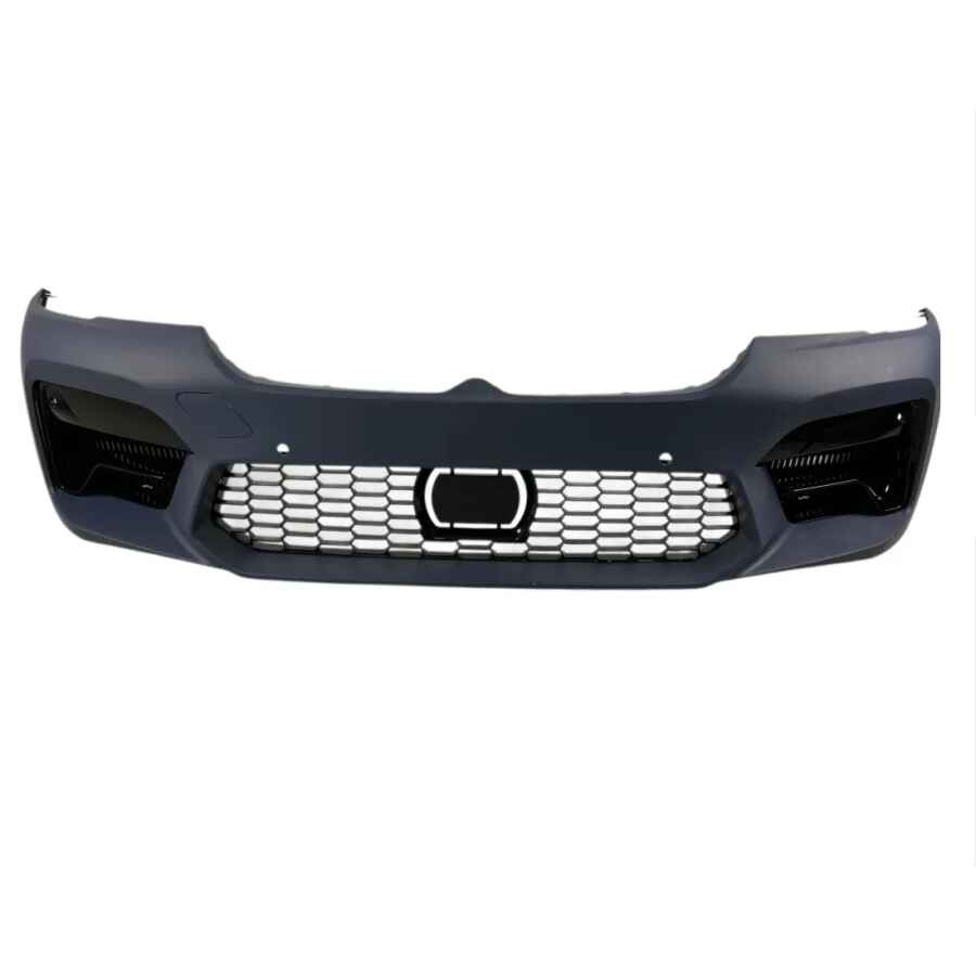 Bara fata pentru BMW seria 5 G30 2020+M5 Design cu orificii pentru parktronic si camera pentru cele cu cruise control