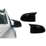 Capace oglinzi compatibil cu BMW X3 G01 X3 G08 X4 G02 X5 G05 X6 G06 X7 G07 (2017-2020) M Sport Design Negru Lucios