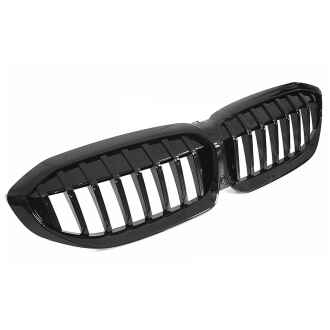 Grile Centrale compatibil cu BMW 3 Series G20 Sedan G21 Touring (2019-2022) Negru Lucios